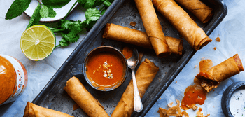 Buffalo Chicken Egg Rolls
